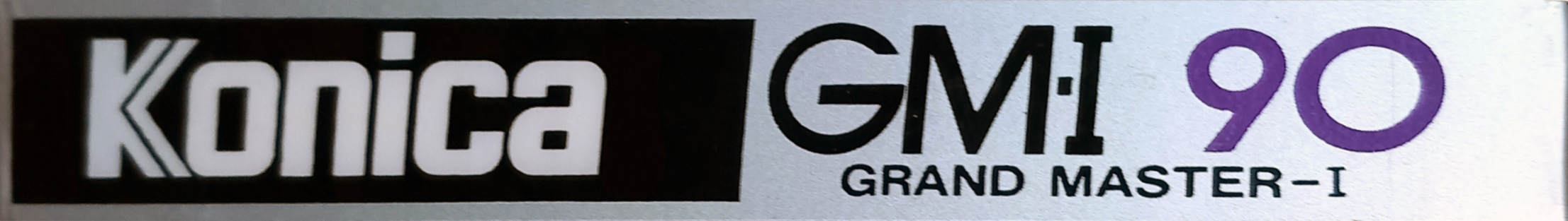 Compact Cassette Konica GM-I 90 "Grand Master I" Type I Normal 1984 Europe