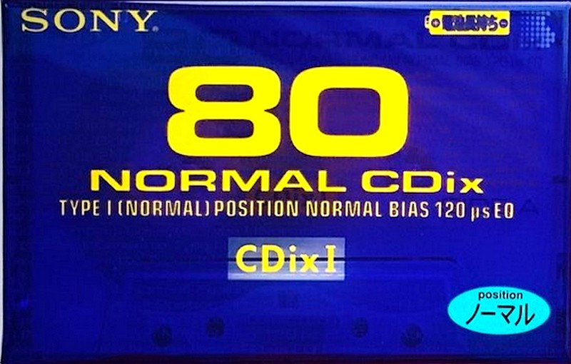 Compact Cassette: Sony  - CDix I 80