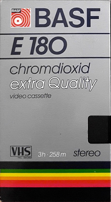 VHS, Video Home System: BASF  - Extra Quality 180