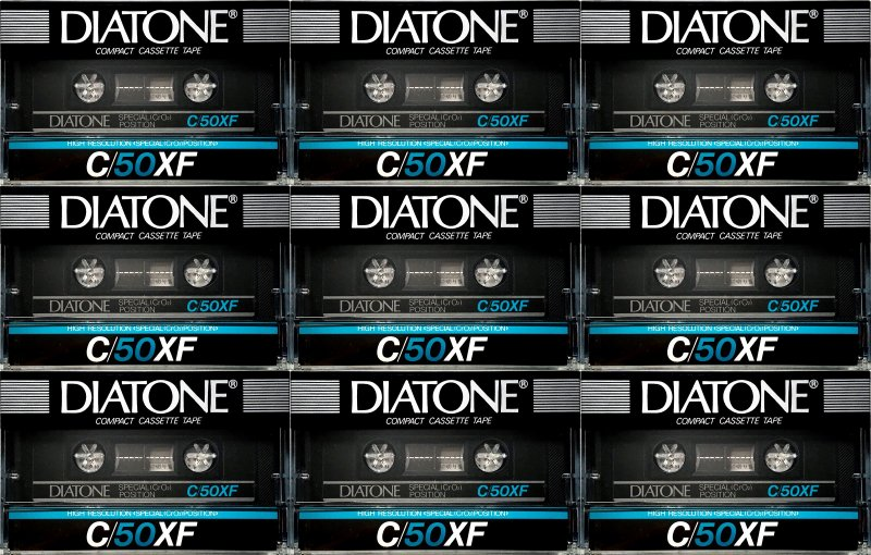 Compact Cassette Diatone XF 50 Type II Chrome 1983 Japan