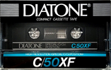 Compact Cassette Diatone XF 50 Type II Chrome 1983 Japan