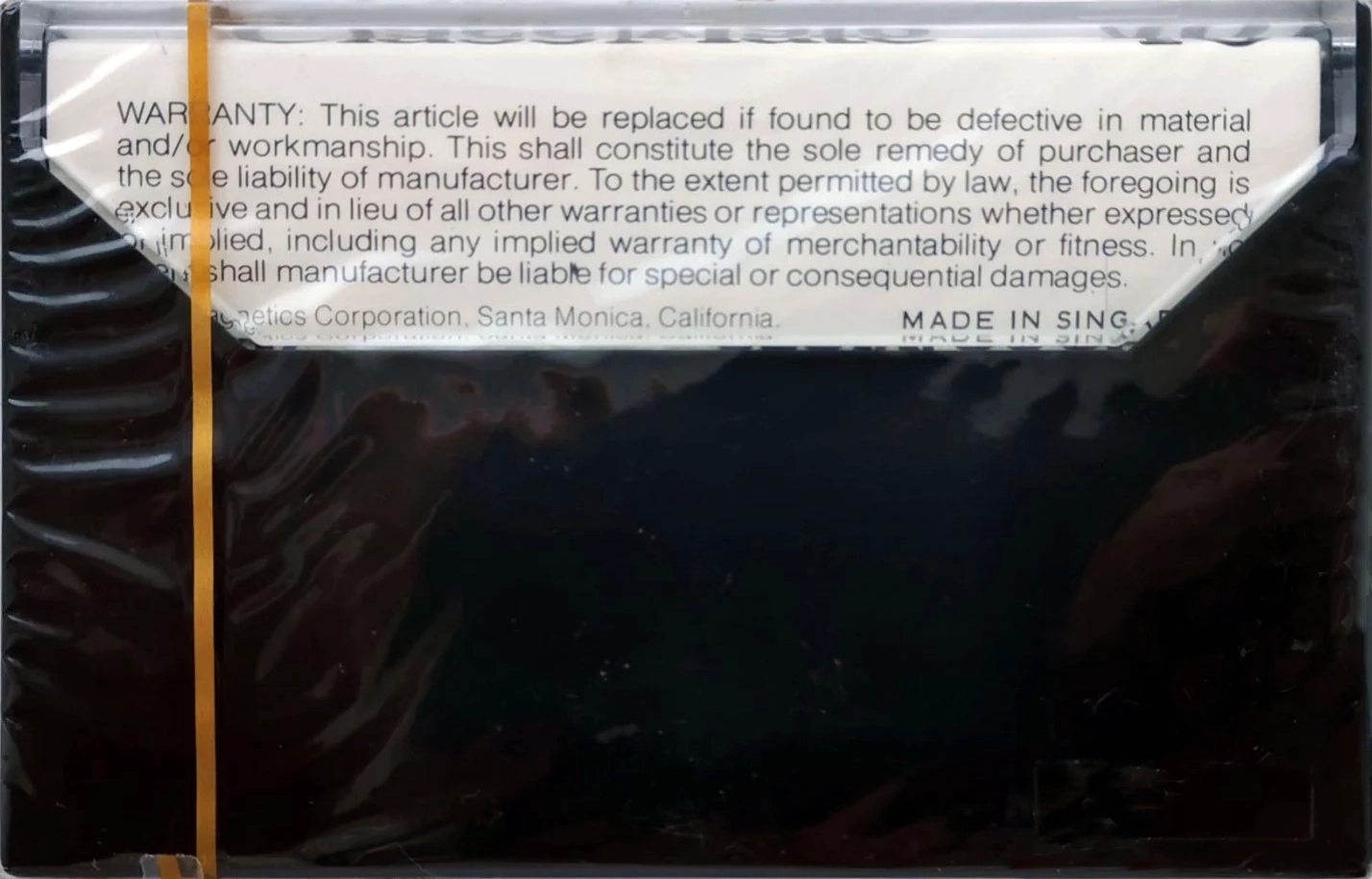 Compact Cassette ClassMate 40 Type I Normal 1982 USA