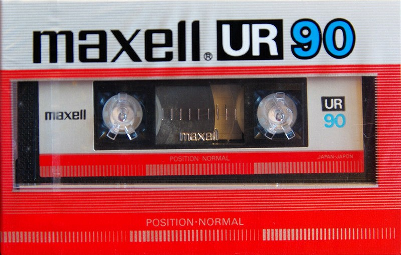 Compact Cassette Maxell UR 90 Type I Normal 1986 Japan