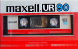 Compact Cassette Maxell UR 90 Type I Normal 1986 Japan
