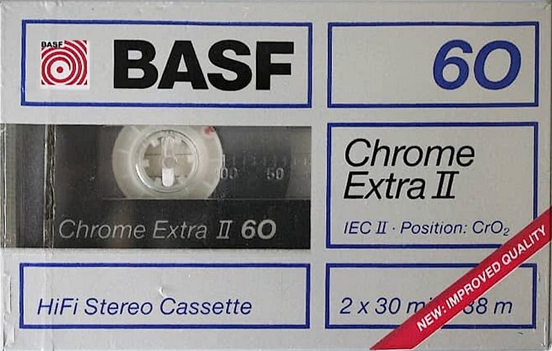 Compact Cassette: BASF  - Chrome Extra II 60