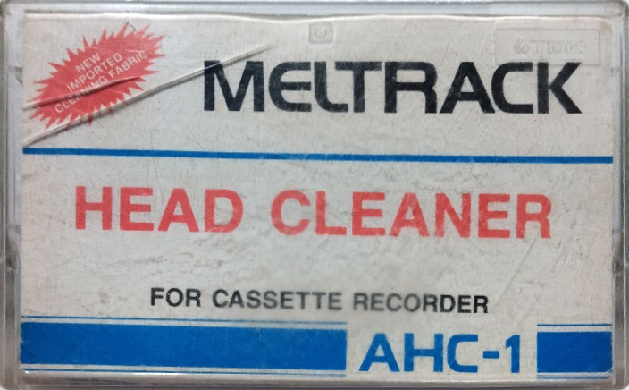 Compact Cassette Meltrack "AHC-1" Cleaning Cassette 1988 India