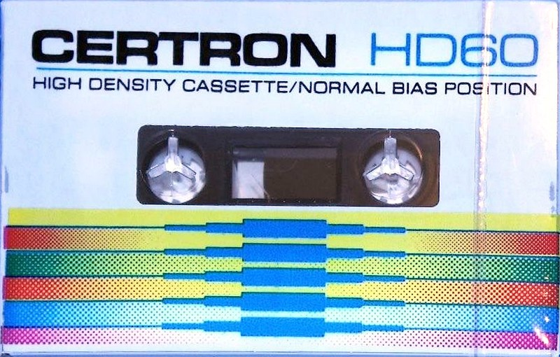 Compact Cassette Certron HD 60 Type I Normal 1976 Hong Kong