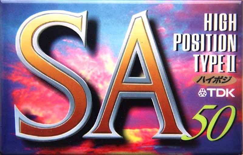 Compact Cassette TDK SA 50 "SA-50F" Type II Chrome 1994 Japan