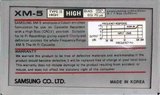 Compact Cassette Samsung XM-5 60 Type II Chrome 1985 Europe