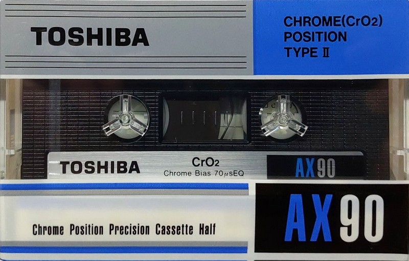 Compact Cassette Toshiba AX 90 Type II Chrome 1983 Japan