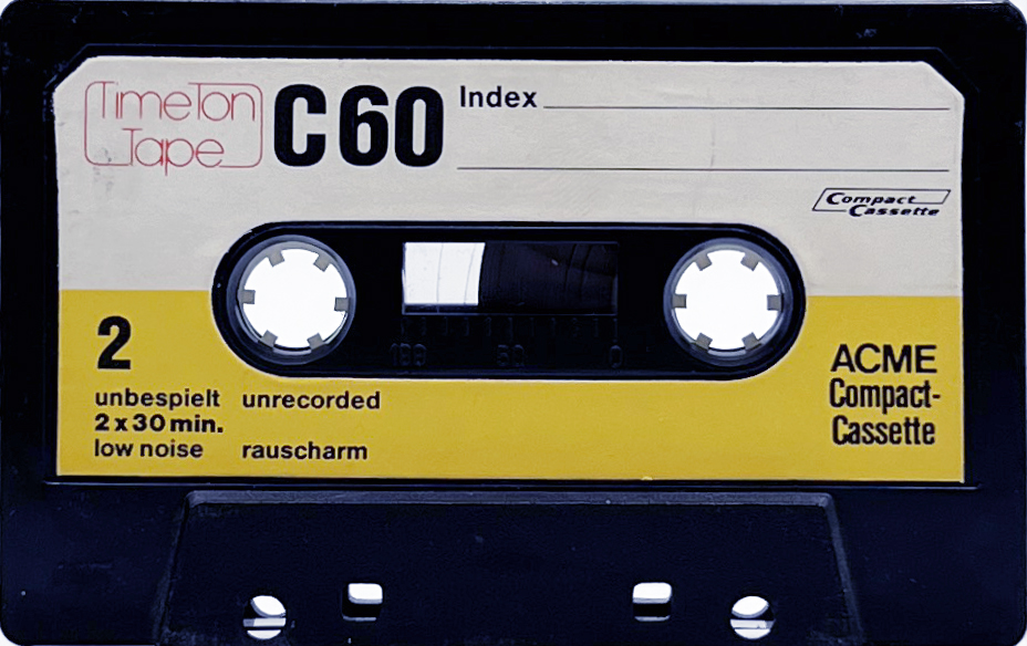 Compact Cassette Acme 60 "Time Ton Tape" Type I Normal Germany
