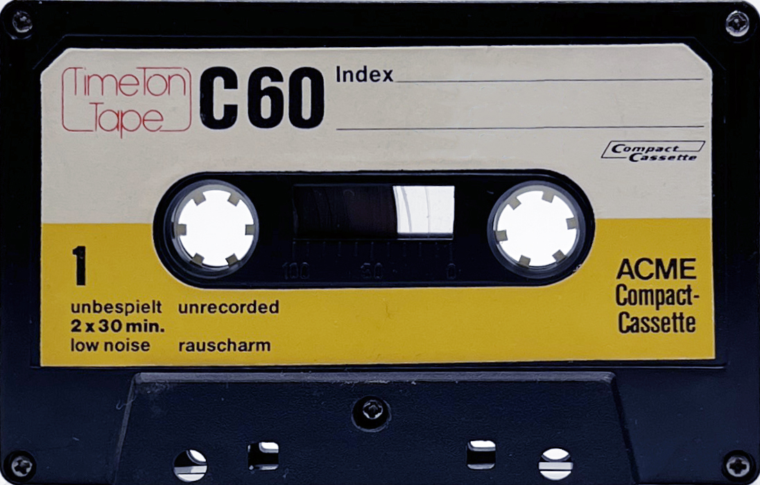 Compact Cassette Acme 60 "Time Ton Tape" Type I Normal Germany