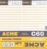 Compact Cassette Acme 60 "Time Ton Tape" Type I Normal Germany