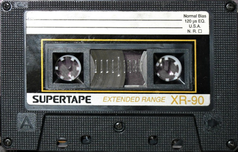 Compact Cassette SUPERTAPE XR 90 "44-922" Type I Normal 1988 Canada