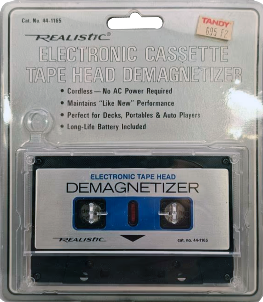 Compact Cassette Realistic Head Demagnetiser USA