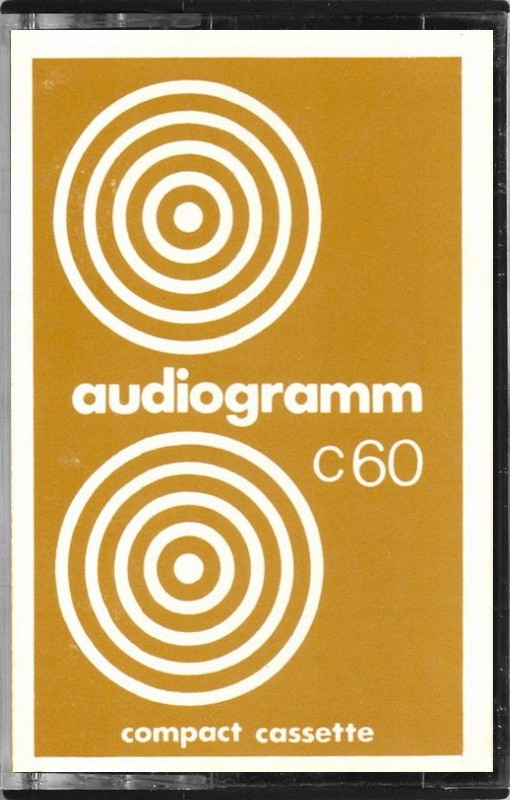 Compact Cassette Audiogramm 60 Type I Normal 1979 France