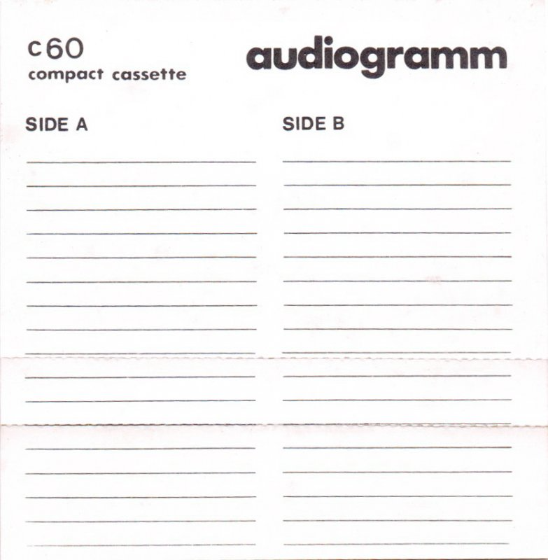 Compact Cassette:  Audiogramm -  60