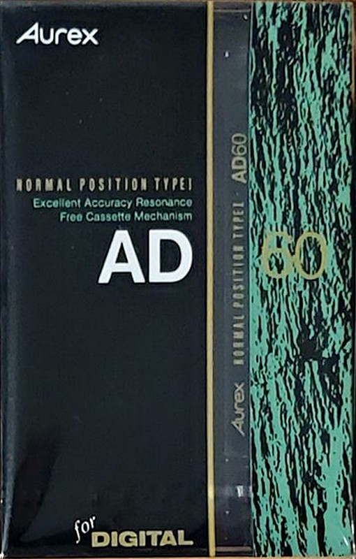 Compact Cassette Aurex AD 60 Type I Normal 1990 Japan