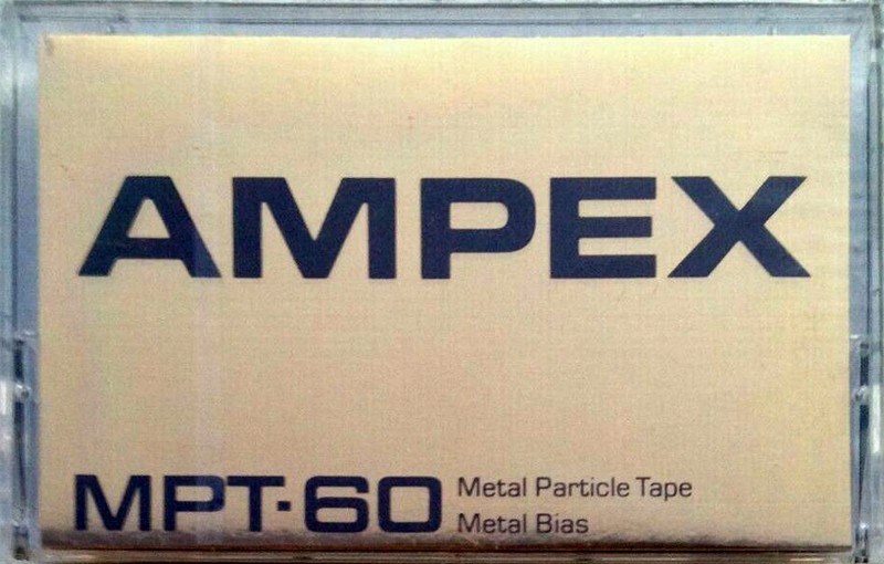 Compact Cassette Ampex MPT 60 Type IV Metal 1982 USA