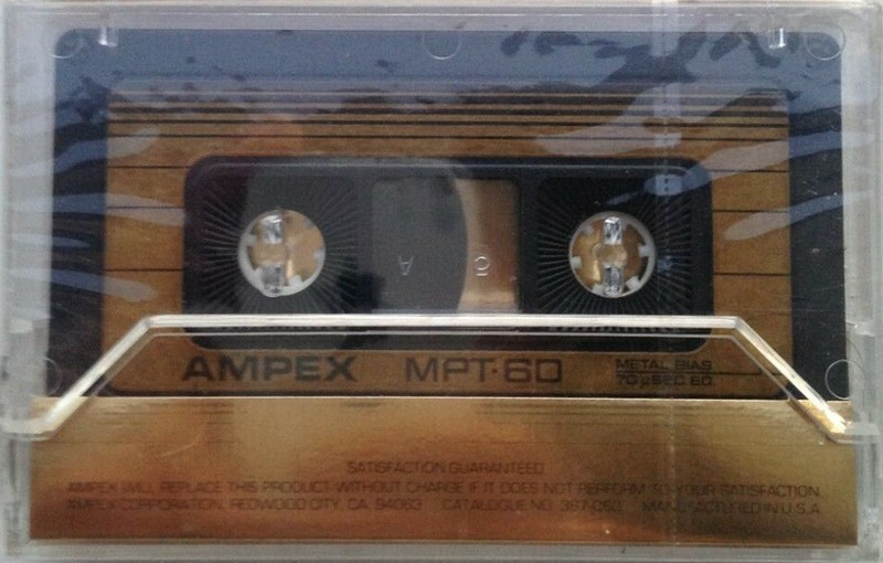 Compact Cassette Ampex MPT 60 Type IV Metal 1982 USA
