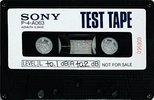 Compact Cassette Sony "P-4-A063" Test Cassette Japan