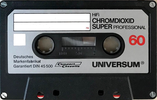 Compact Cassette Universum Super 60 Type II Chrome 1979 Europe