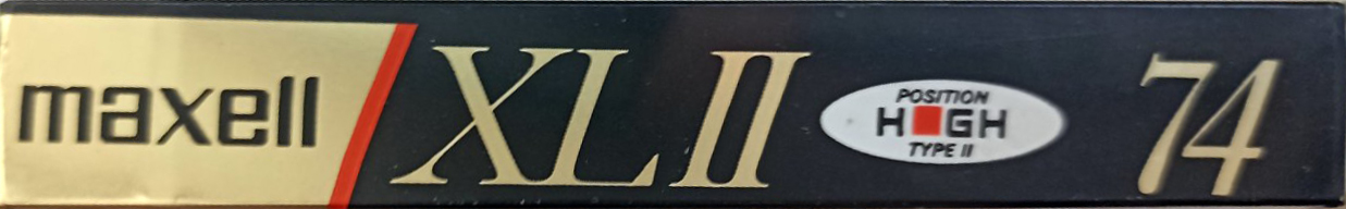 Compact Cassette Maxell XLII 74 Type II Chrome 1990 Japan