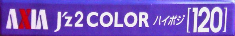 Compact Cassette AXIA J`z 2 Color 120 "JZ2J 120" Type II Chrome 2001 Japan