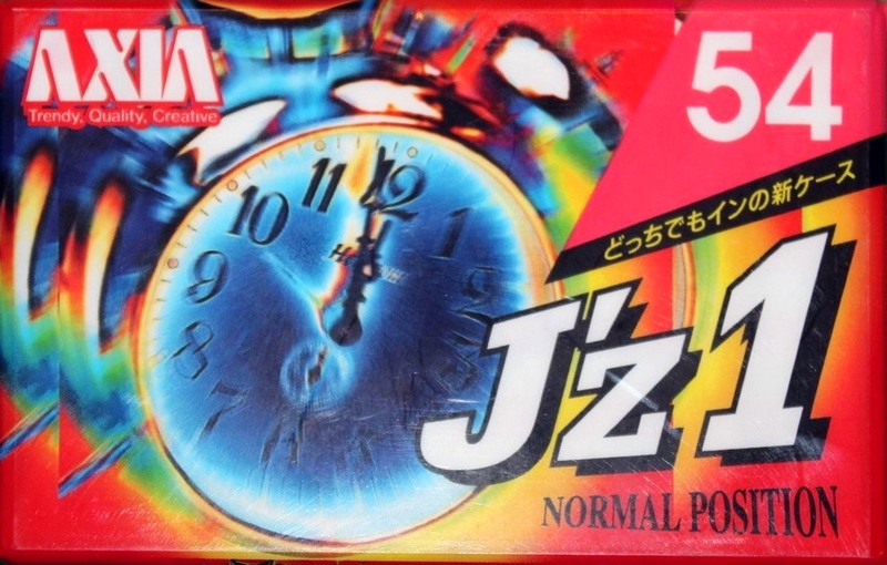 Compact Cassette AXIA J`z 1 54 "JZ1G 54" Type I Normal 1997 Japan