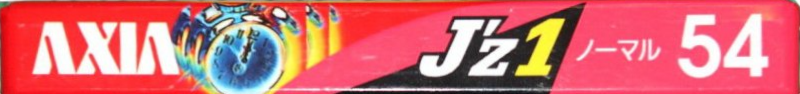 Compact Cassette AXIA J`z 1 54 "JZ1G 54" Type I Normal 1997 Japan