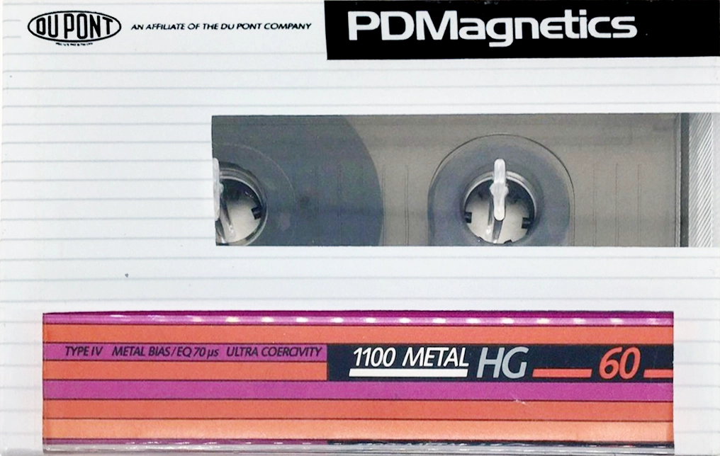 Compact Cassette PDM 1100 Metal 60 "HG" Type IV Metal 1983 Europe