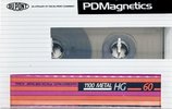 Compact Cassette PDM 1100 Metal 60 "HG" Type IV Metal 1983 Europe