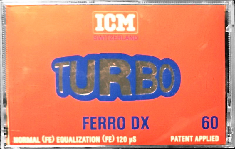 Compact Cassette ICM Ferro DX 60 "Turbo" Type I Normal 1984 Europe