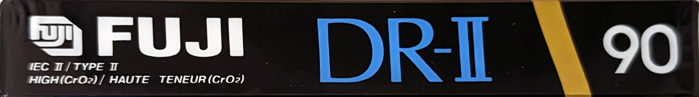 Compact Cassette Fuji DR-II 90 Type II Chrome 1989 North America