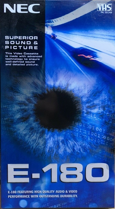 VHS, Video Home System NEC 180 Type I Normal Australia