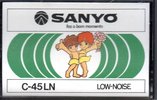 Compact Cassette Sanyo LN 45 Type I Normal 1977 Latin America