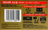 Compact Cassette Maxell XLII 90 Type II Chrome 1998 North America