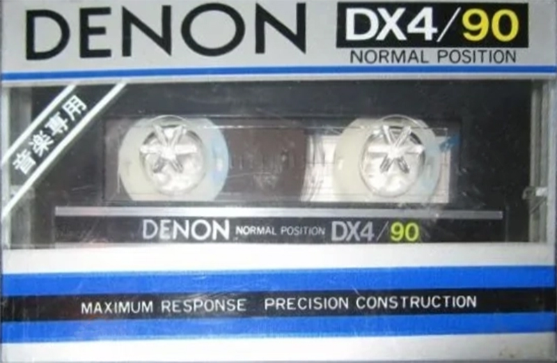 Compact Cassette Denon DX4 90 Type I Normal 1982 Japan