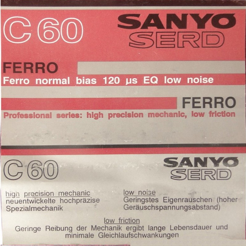 Compact Cassette:  Sanyo - Serd 60