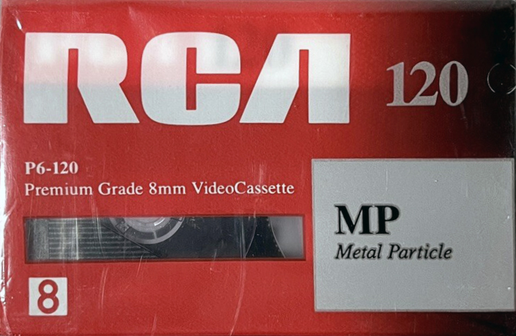 Video8, Hi8, Digital8 RCA 120 "MP" Type IV Metal 1990 USA