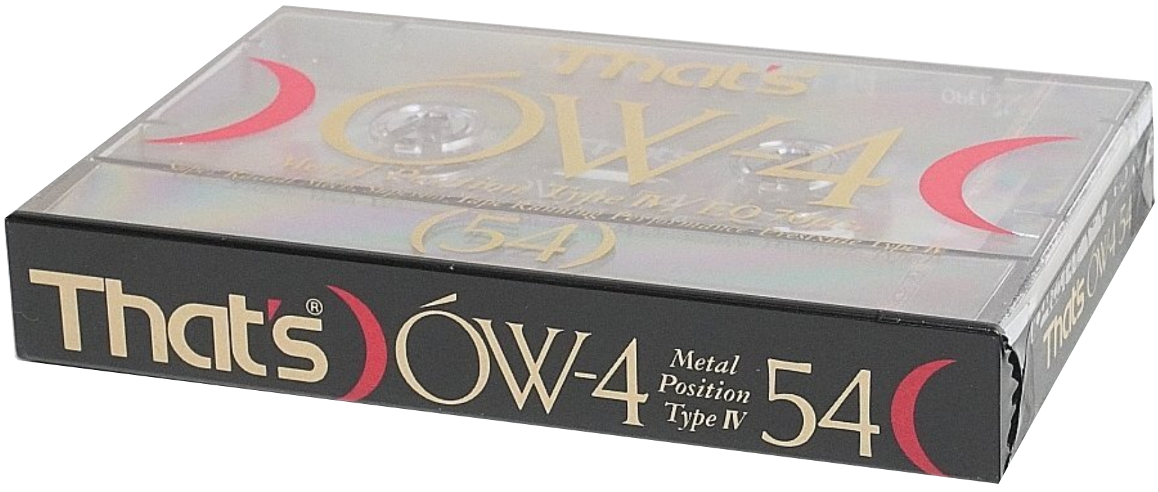 Compact Cassette Thats OW-4 54 Type IV Metal 1990 Japan