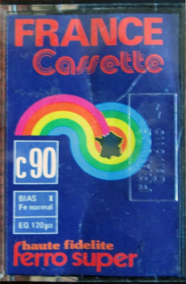 Compact Cassette France cassette 90 "Ferro super" Type I Normal Unknown Country