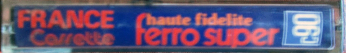 Compact Cassette France cassette 90 "Ferro super" Type I Normal Unknown Country