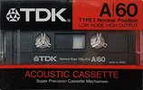 cover of Cassette TDK A Type I Normal