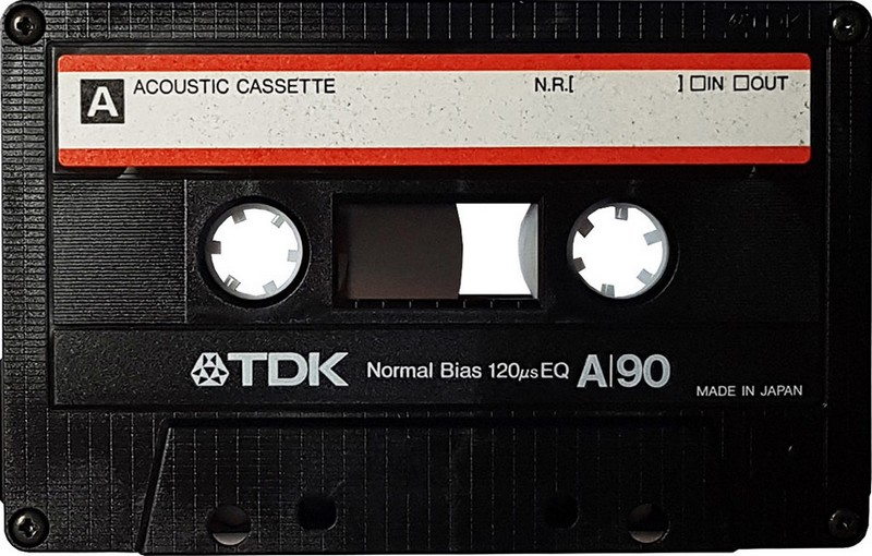 Compact Cassette TDK A 90 Type I Normal 1987 USA
