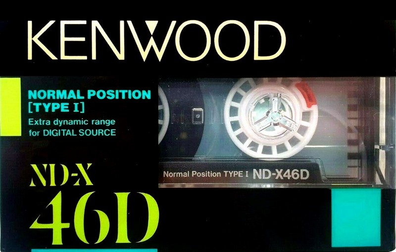 Compact Cassette Kenwood ND-x 46 Type I Normal 1987 Japan