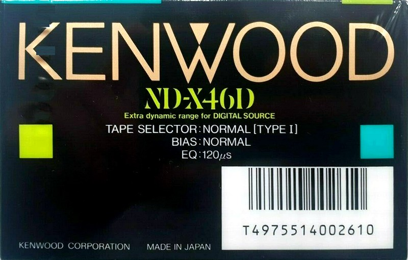 Compact Cassette:  Kenwood - ND-x 46