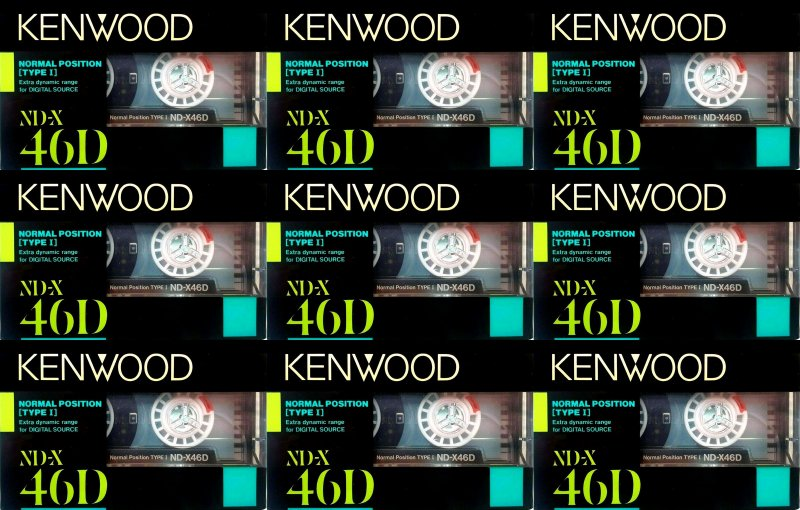 Compact Cassette:  Kenwood - ND-x 46