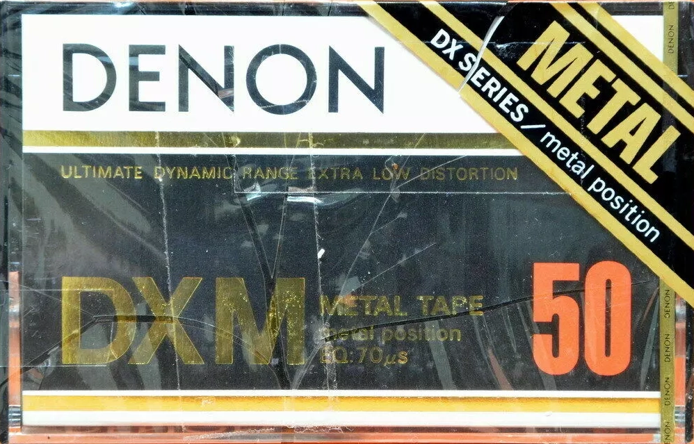 Compact Cassette Denon DXM 50 Type IV Metal 1978 Japan