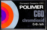 Compact Cassette Polimer 60 Type II Chrome 1976 Hungary